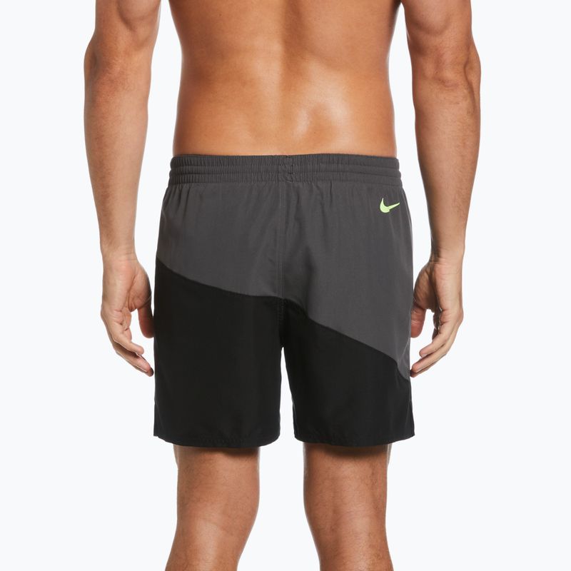 Pánske plavecké šortky Nike Block Swoosh 5" Volley black NESSC492-001 4