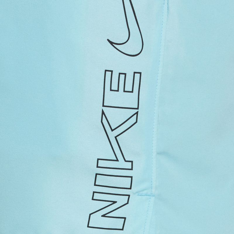 Pánske plavecké šortky Nike Block Swoosh 5" Volley modré NESSC492 6