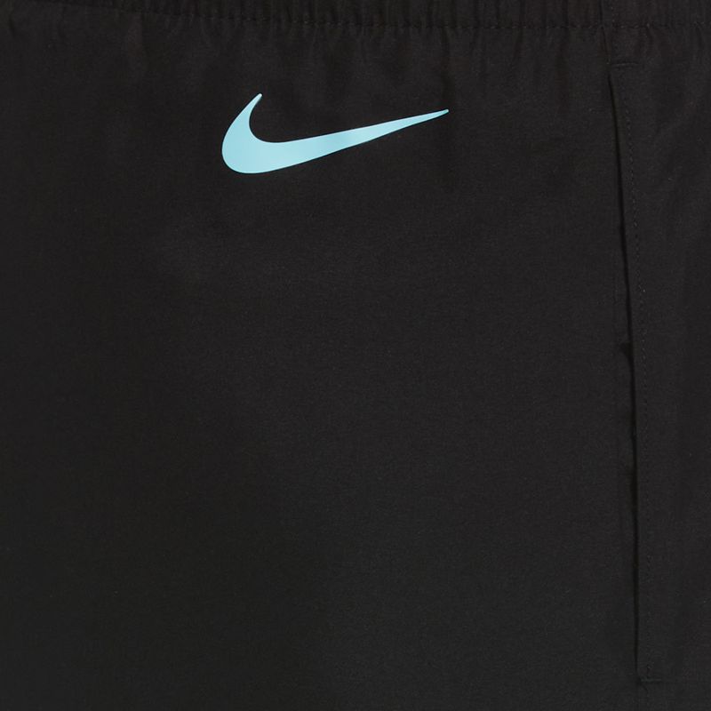 Pánske plavecké šortky Nike Block Swoosh 5" Volley modré NESSC492 7
