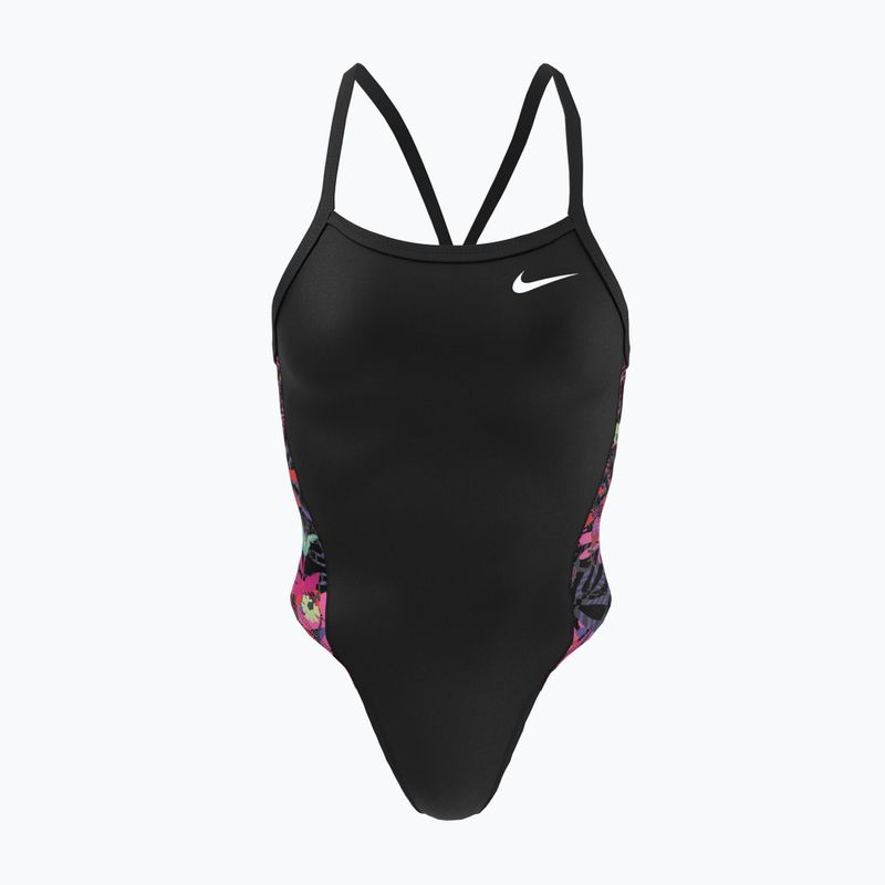 Dámske jednodielne plavky Nike Multiple Print Racerback Splice One black NESSC051-001 5