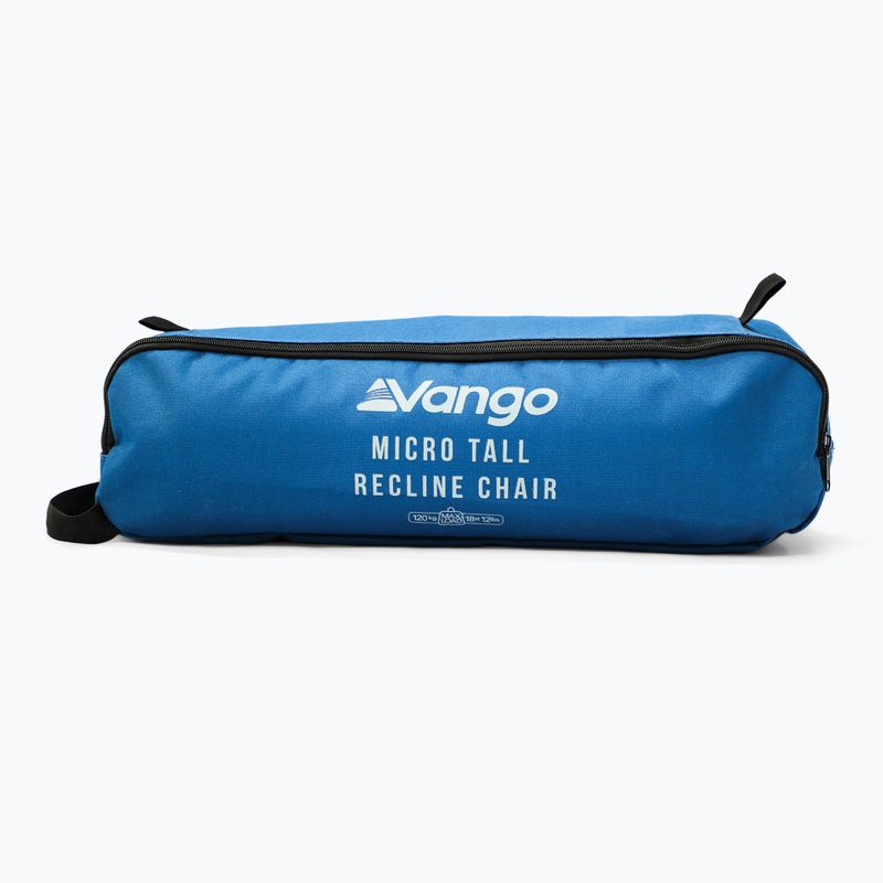 Kempingová stolička Vango Micro Tall Recline Chair mykonos blue 11