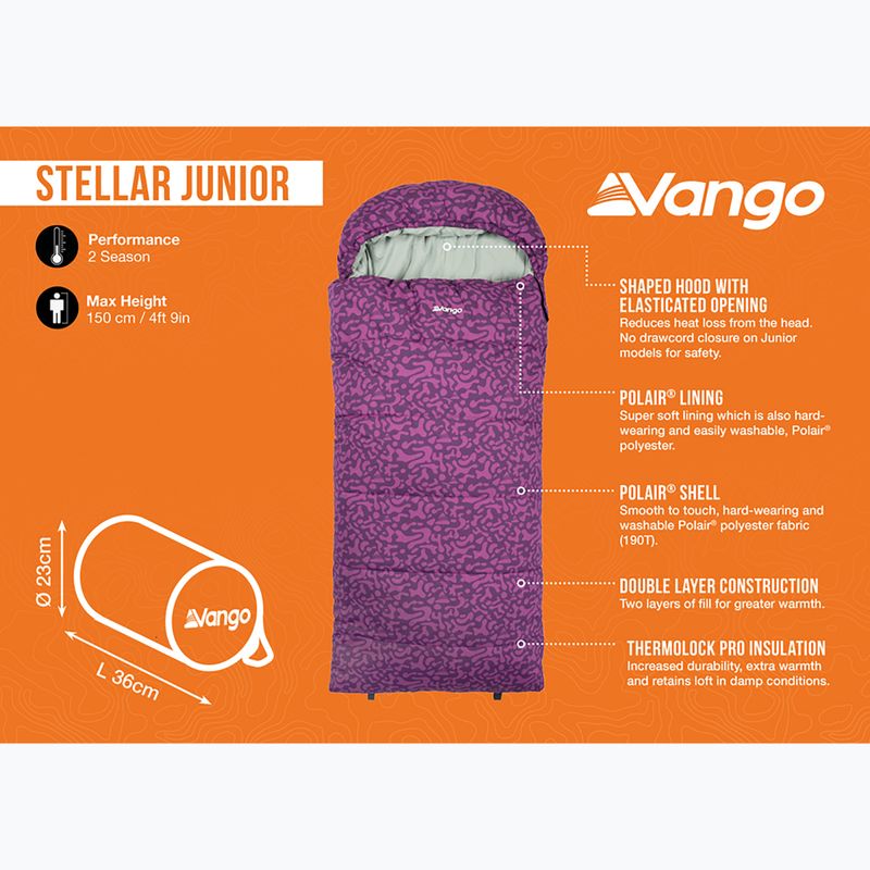 Detský spací vak Vango Stellar Junior byzantium 10