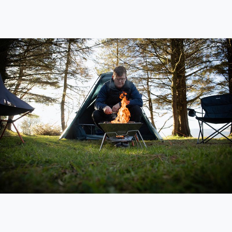 Turistický gril Vango Ranger BBQ strieborný 8