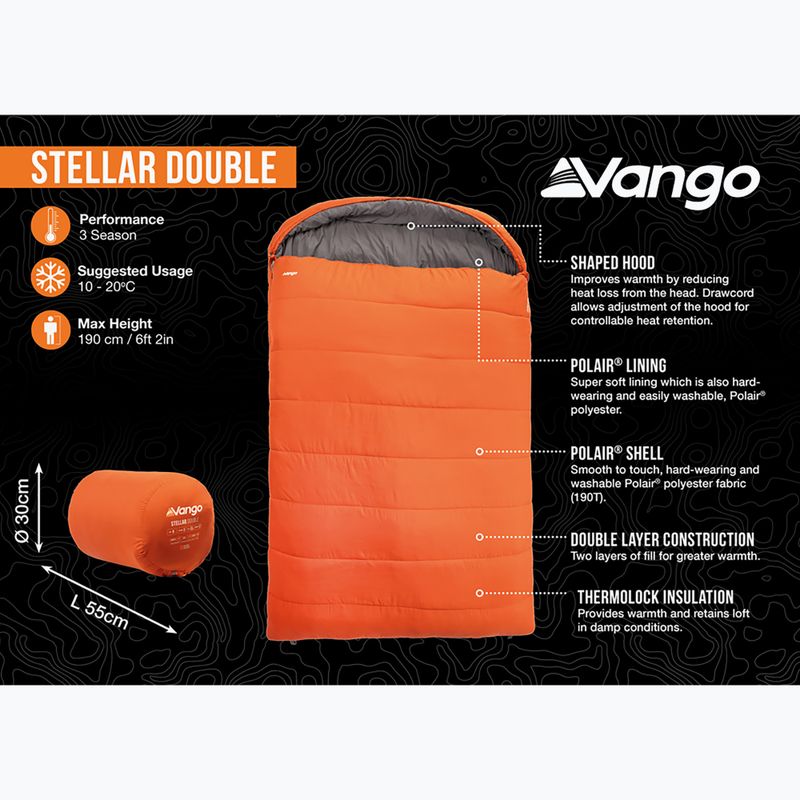Spací vak Vango Stellar Double harissa 9