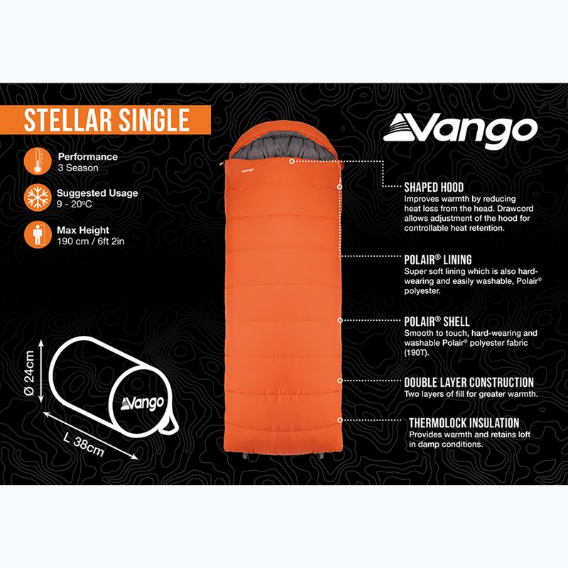 Spací vak Vango Stellar Single harissa 9