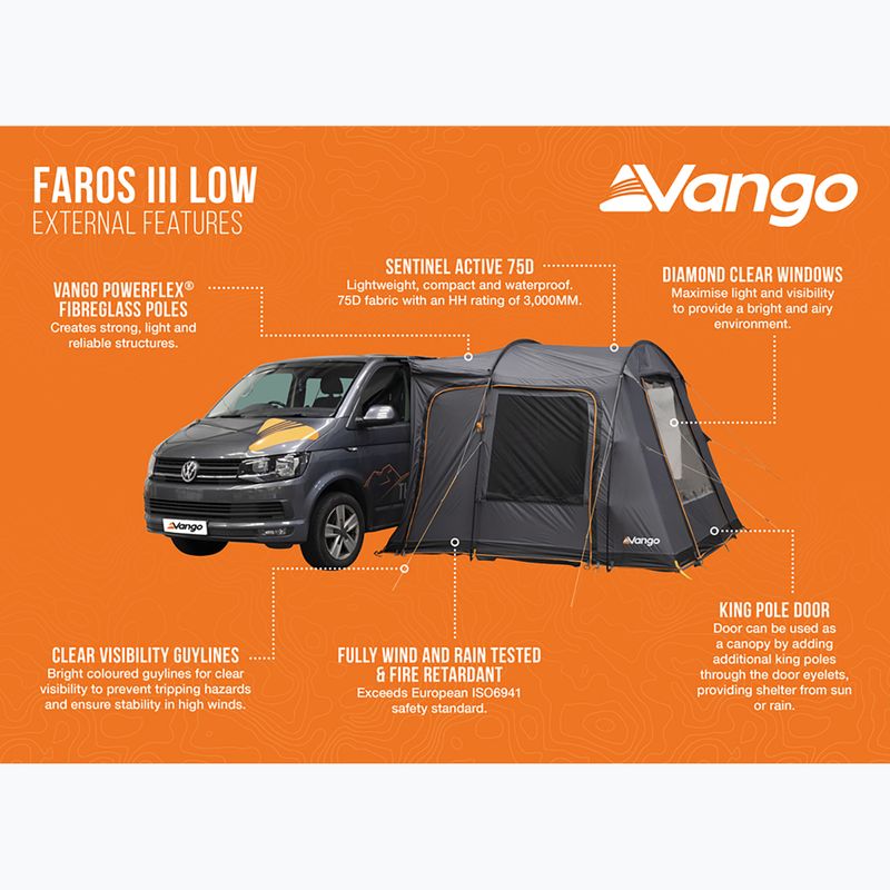 Predsieň do obytného auta Vango Faros II Low smoke 11
