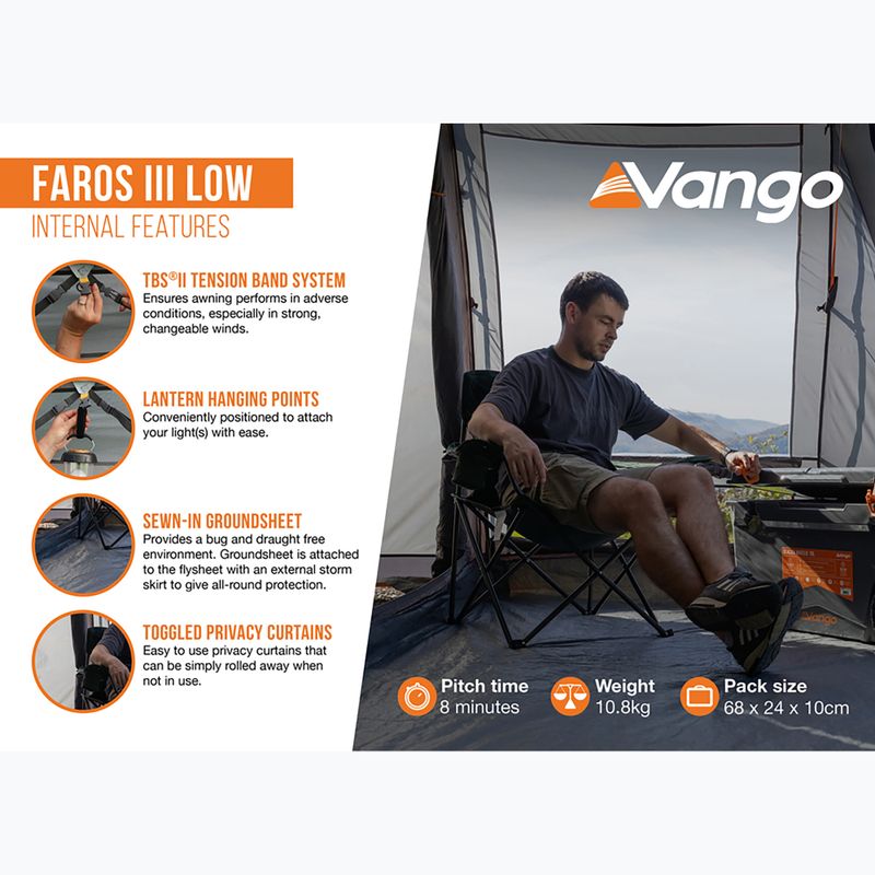 Predsieň do obytného auta Vango Faros II Low smoke 12