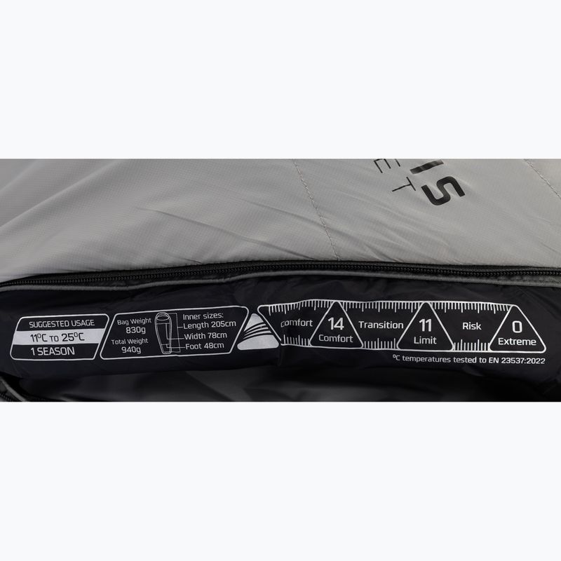 Spací vak Vango Mantis Planet grey flanel 11
