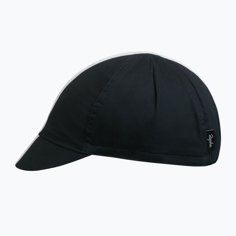 Cyklistická šiltovka Rapha Cap II black/white 5