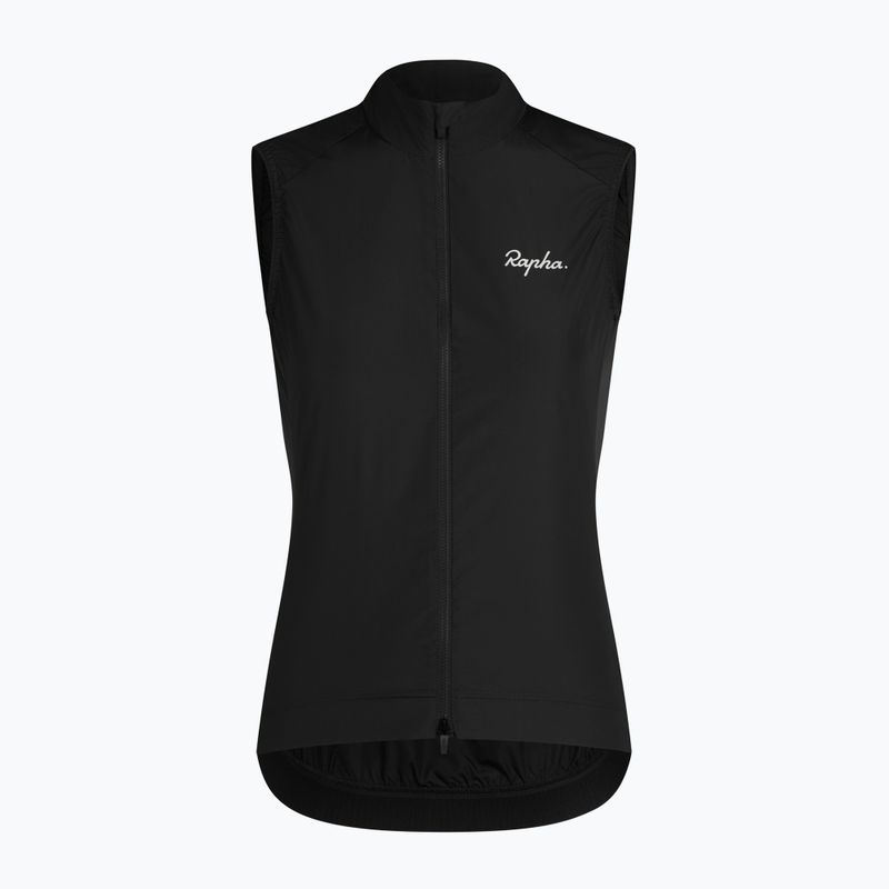Dámska cyklistická vesta Rapha Core Gilet black/white 3