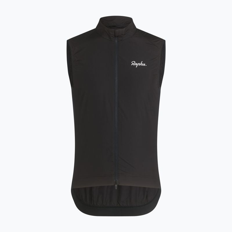 Pánska cyklistická vesta Rapha Core Gilet black/white 5