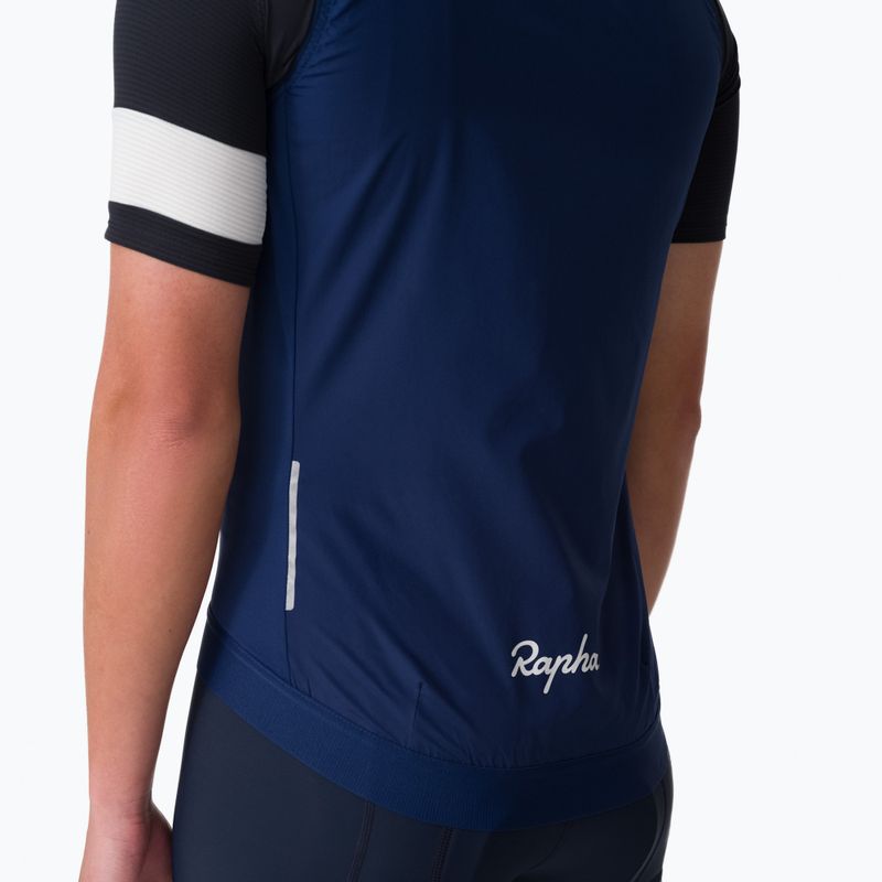 Pánska cyklistická vesta Rapha Core Gilet Navy/White 4