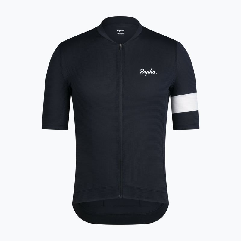 Pánsky cyklistický dres Rapha Core Lightweight Jersey black/white 5