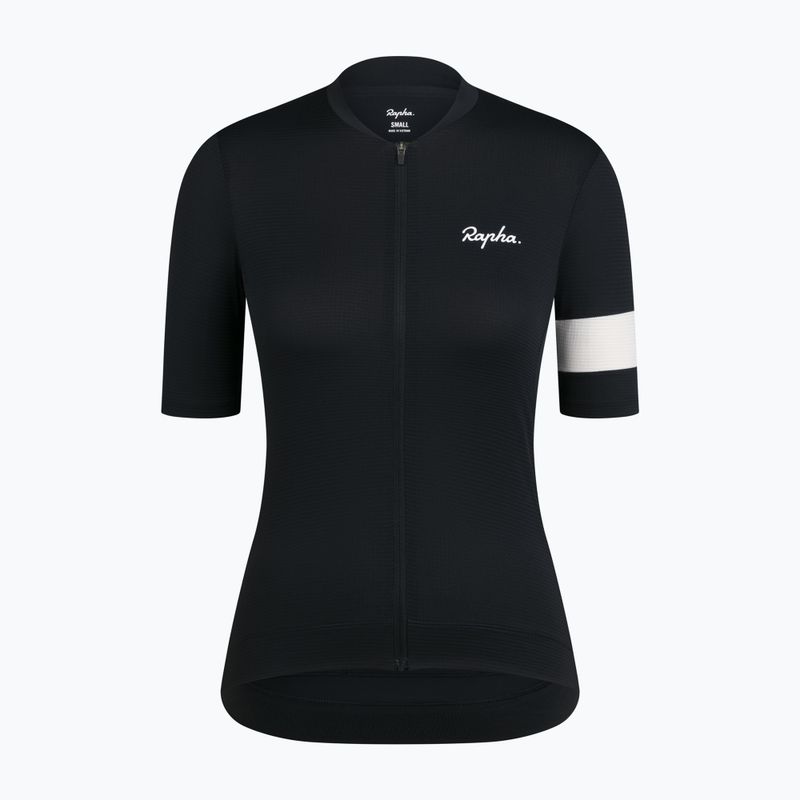 Dámsky cyklistický dres Rapha Core Lightweight Jersey black/white 5