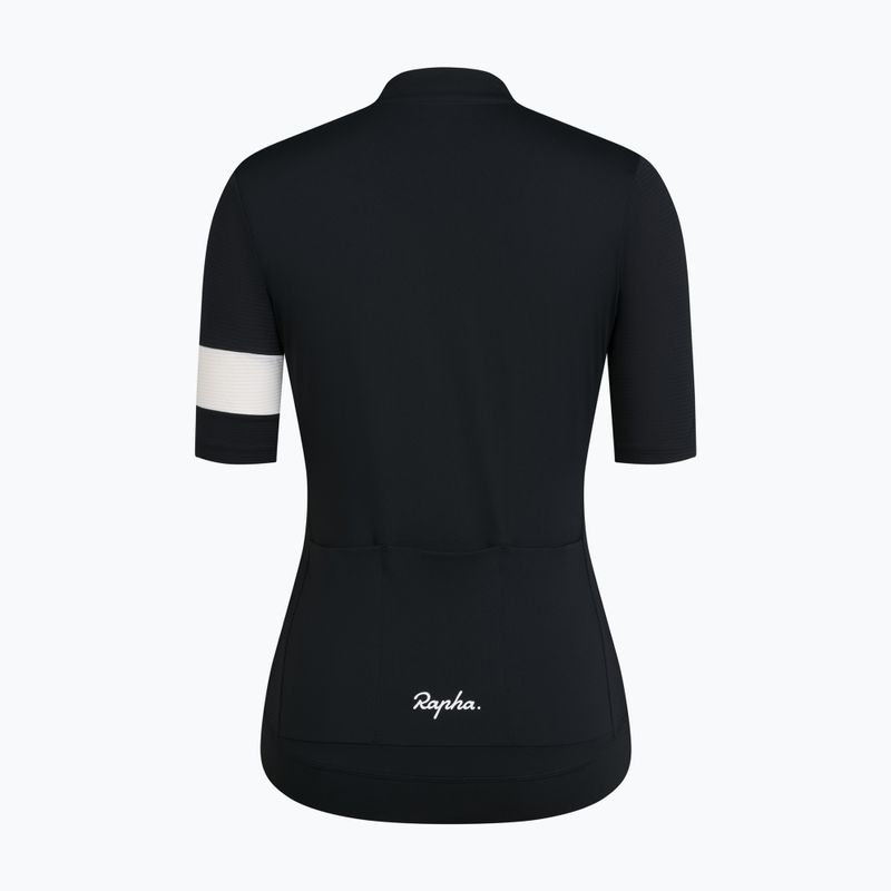 Dámsky cyklistický dres Rapha Core Lightweight Jersey black/white 6