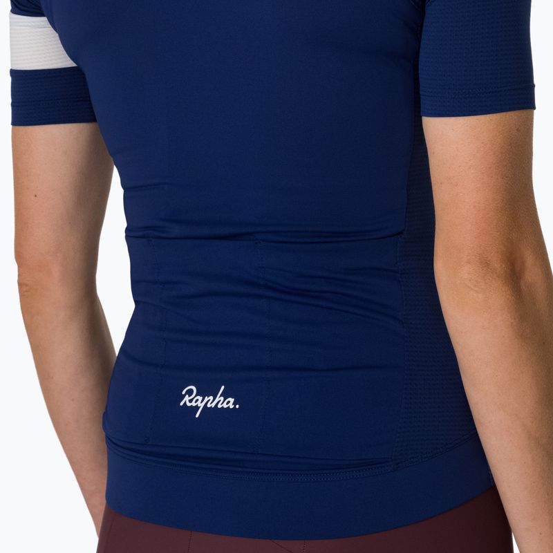 Dámsky cyklistický dres Rapha Core Lightweight Jersey navy/white 4