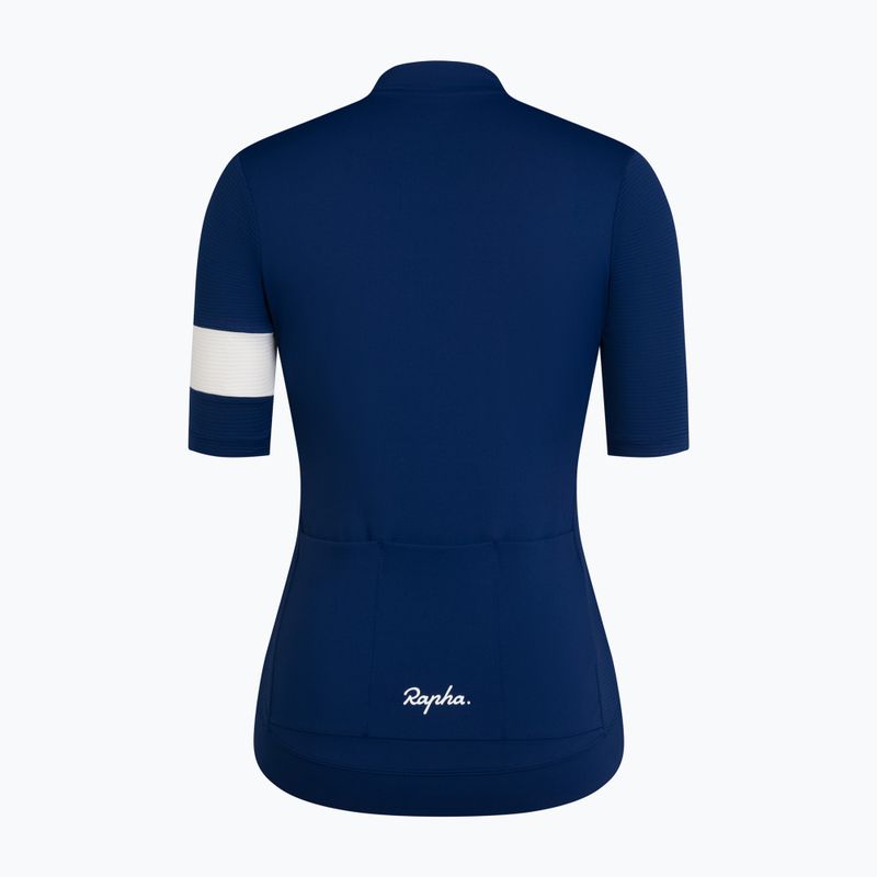 Dámsky cyklistický dres Rapha Core Lightweight Jersey navy/white 6