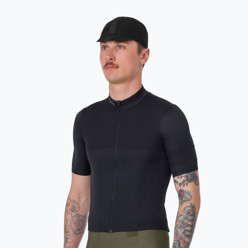 Pánsky cyklistický dres Rapha Brevet Element Jersey black/dark grey 2