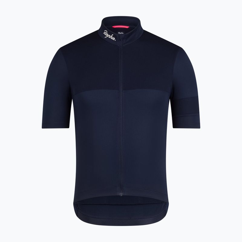 Pánsky cyklistický dres Rapha Brevet Element Jersey dark navy/white 5