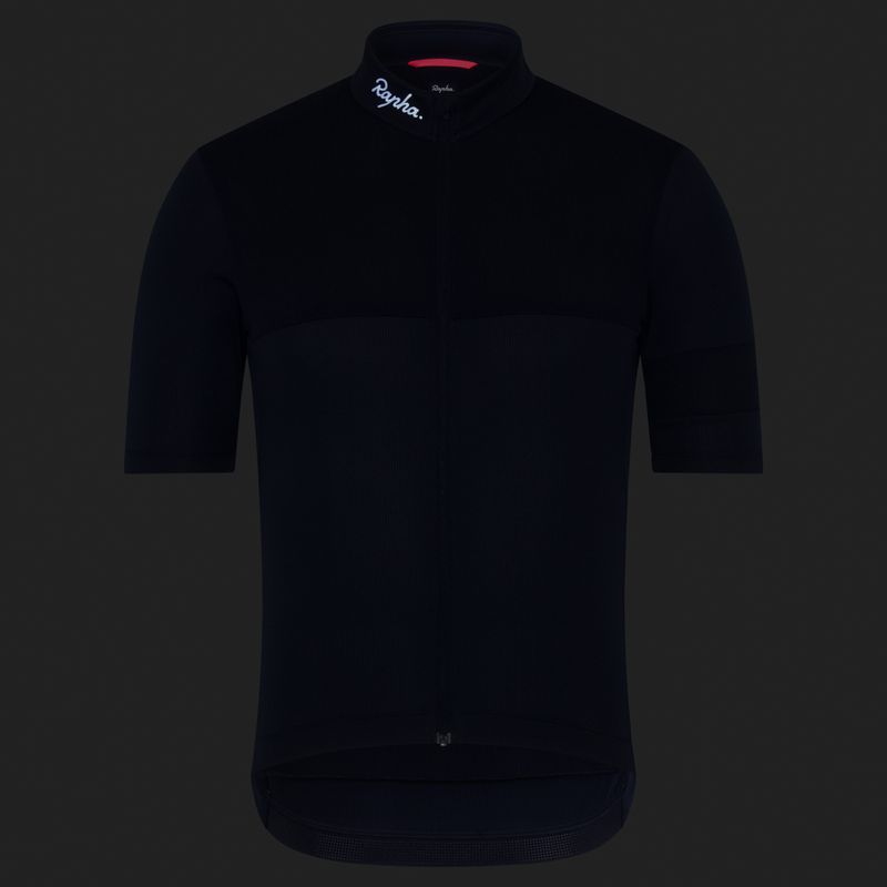 Pánsky cyklistický dres Rapha Brevet Element Jersey dark navy/white 7