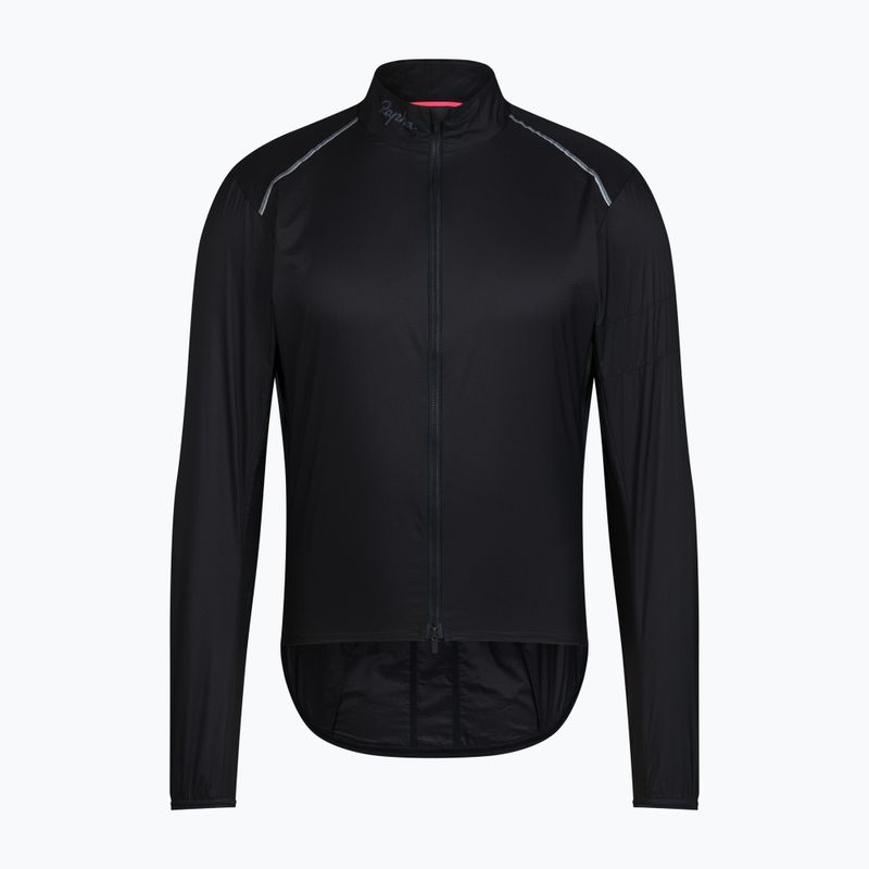 Pánska cyklistická bunda Rapha Brevet Element Wind Jacket black/grey 5