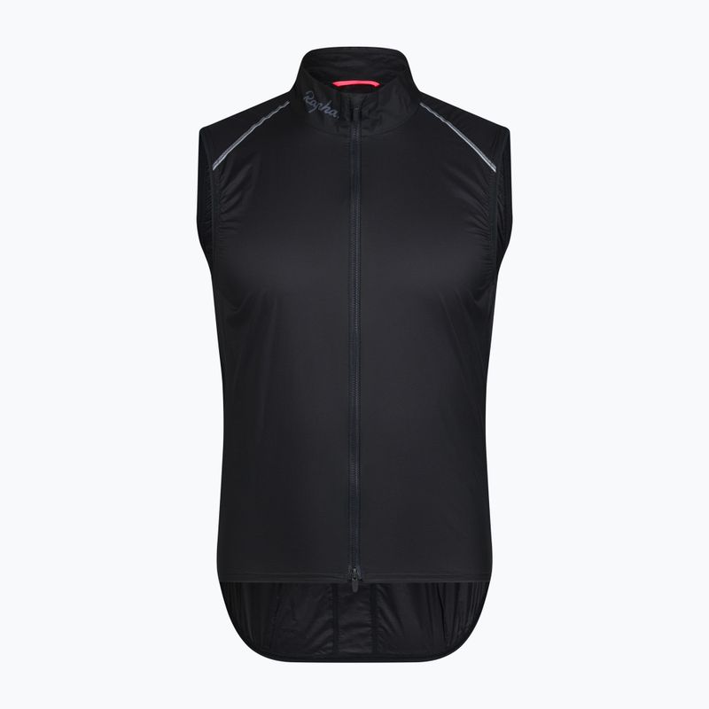 Pánska cyklistická vesta Rapha Brevet Element Wind Gilet black/grey 5
