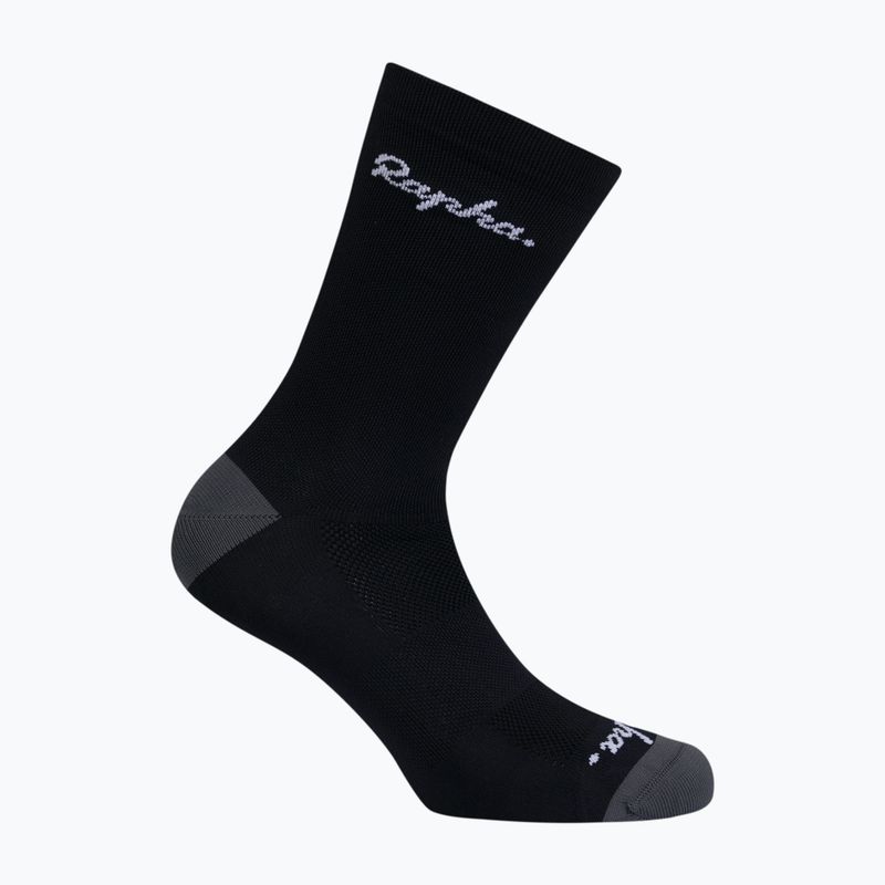Ponožky Rapha Logo Socks black/dark grey