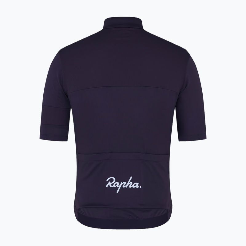 Pánsky cyklistický dres Rapha Brevet Element Jersey dusted lilac/black 2