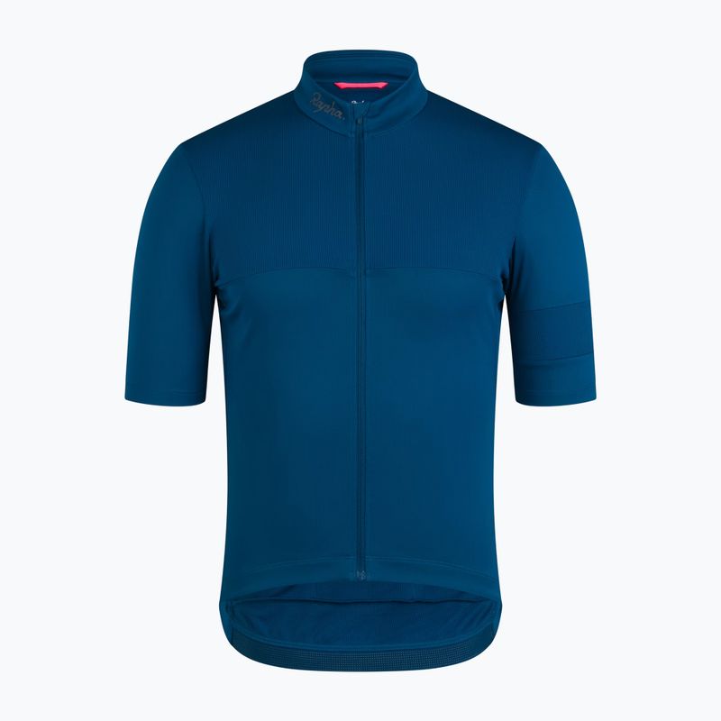 Pánsky cyklistický dres Rapha Brevet Element Jersey jewelled blue/navy