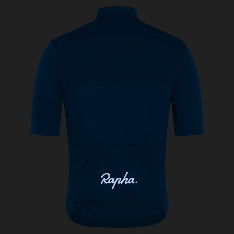 Pánsky cyklistický dres Rapha Brevet Element Jersey jewelled blue/navy 4