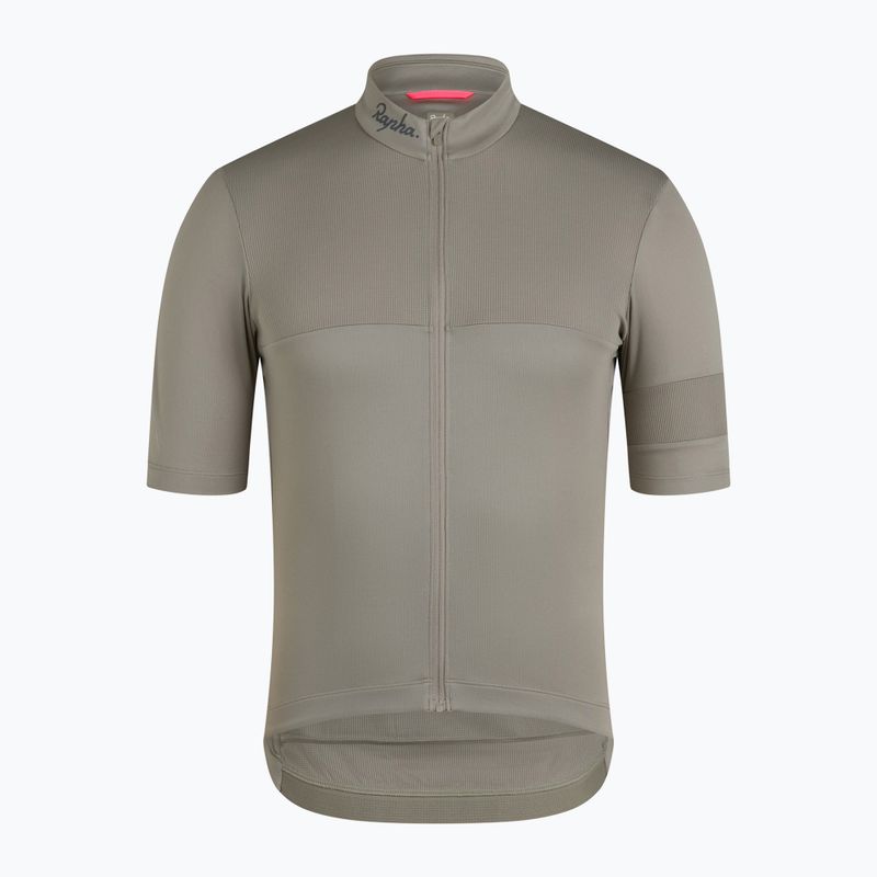 Pánsky cyklistický dres Rapha Brevet Element Jersey khaki/black 3