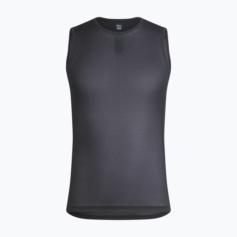 Pánske cyklistické tričko Rapha Lightweight Base Layer - Sleeveless black/black