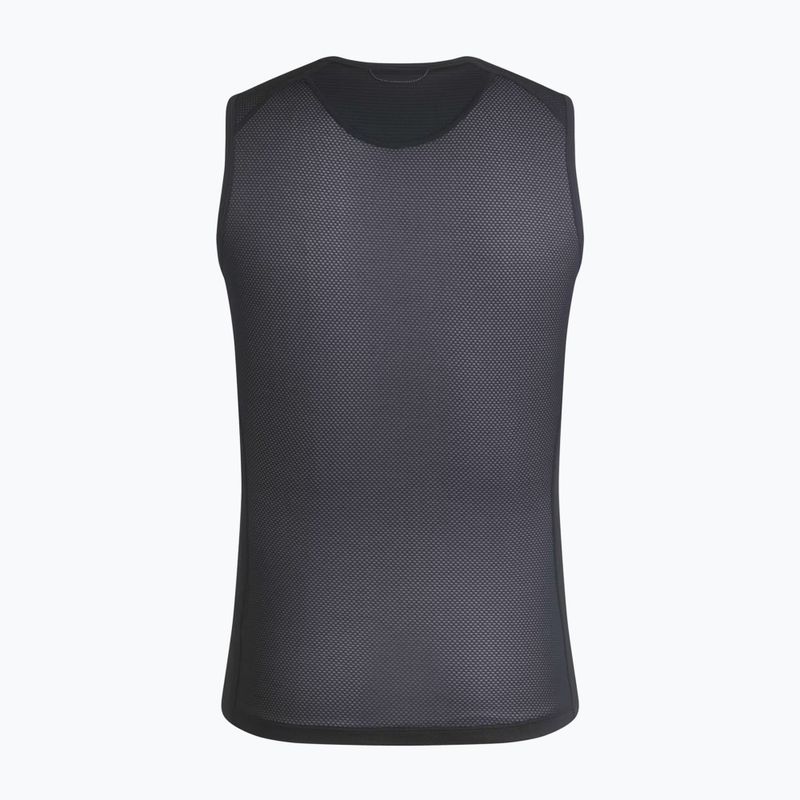 Pánske cyklistické tričko Rapha Lightweight Base Layer - Sleeveless black/black 2