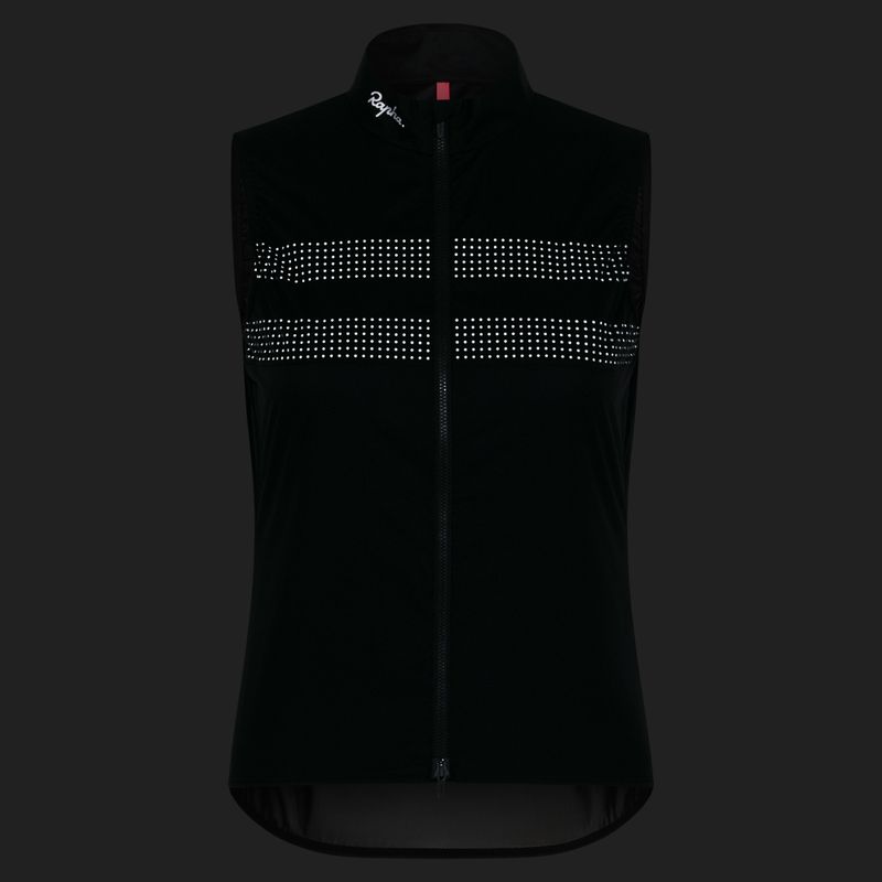Dámska cyklistická vesta Rapha Brevet Gilet III black/silver 3