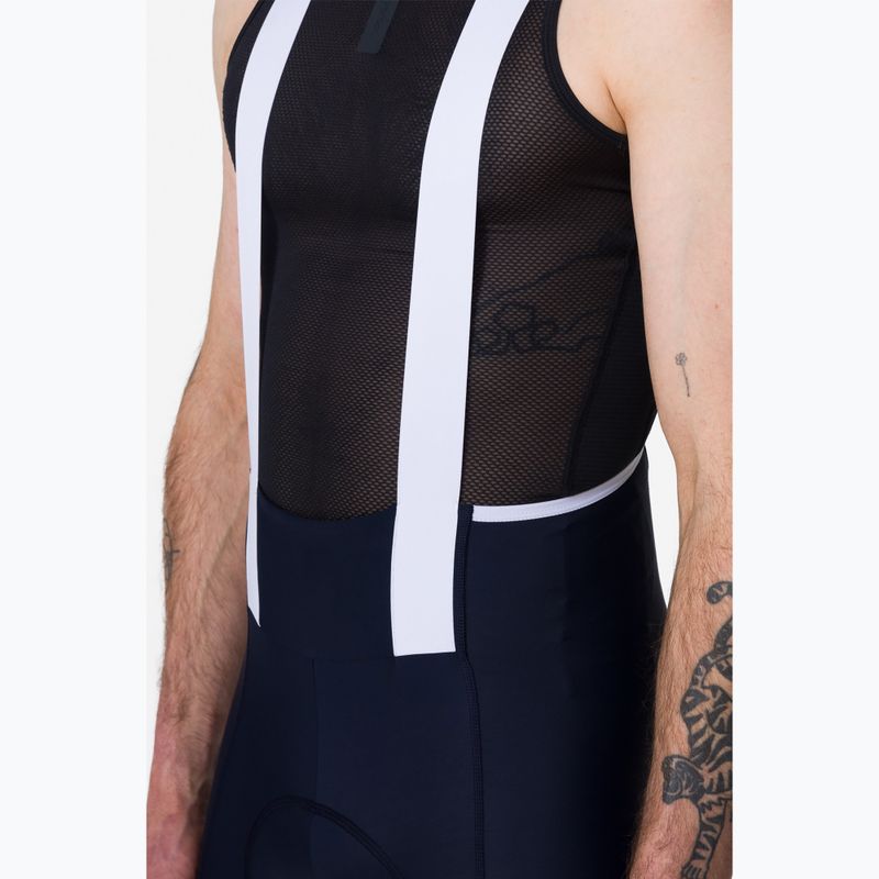 Pánske cyklistické šortky Rapha Brevet Element Cargo Bib Shorts dark navy/white 3