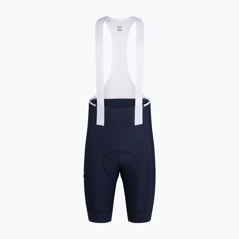 Pánske cyklistické šortky Rapha Brevet Element Cargo Bib Shorts dark navy/white 5