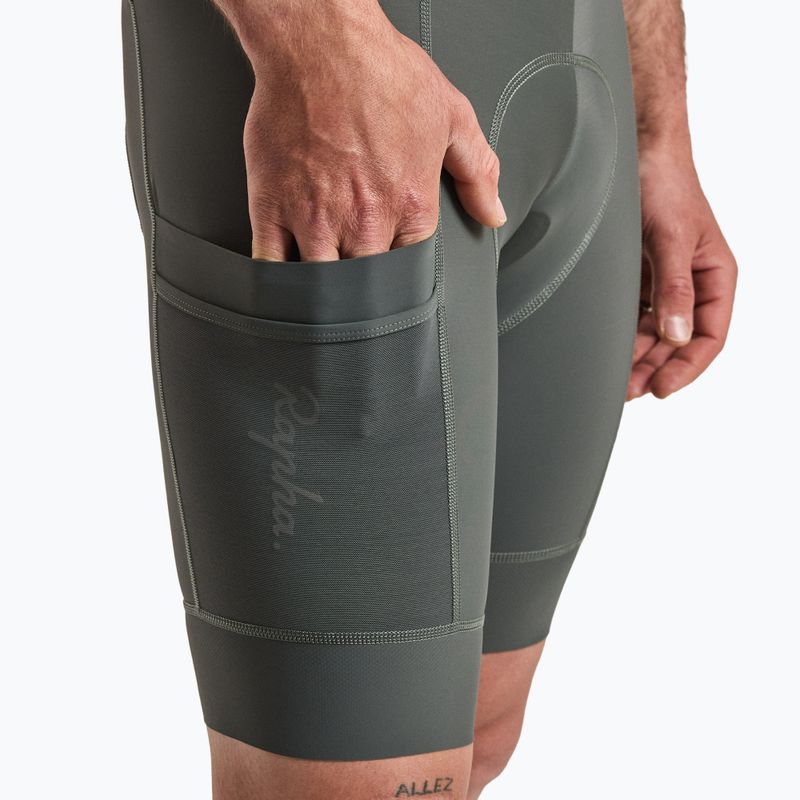 Pánske cyklistické šortky Rapha Brevet Element Cargo Bib Shorts onyx/white 4