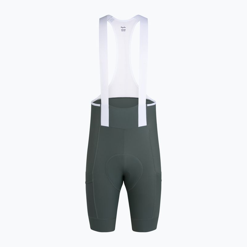 Pánske cyklistické šortky Rapha Brevet Element Cargo Bib Shorts onyx/white 5