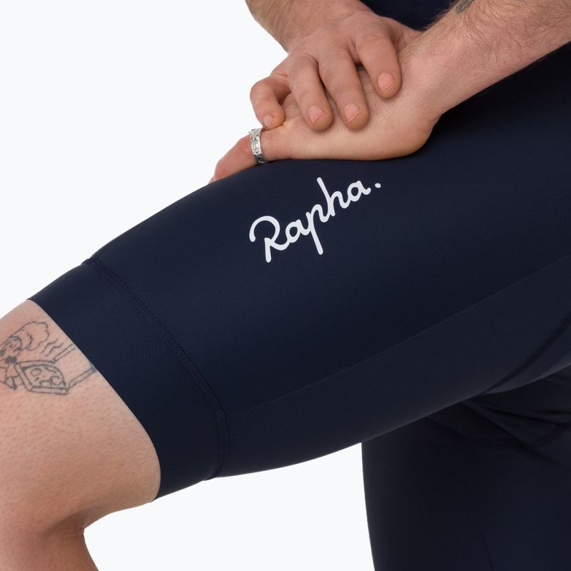 Pánske cyklistické šortky Rapha Core Bib Shorts dark navy/white 4