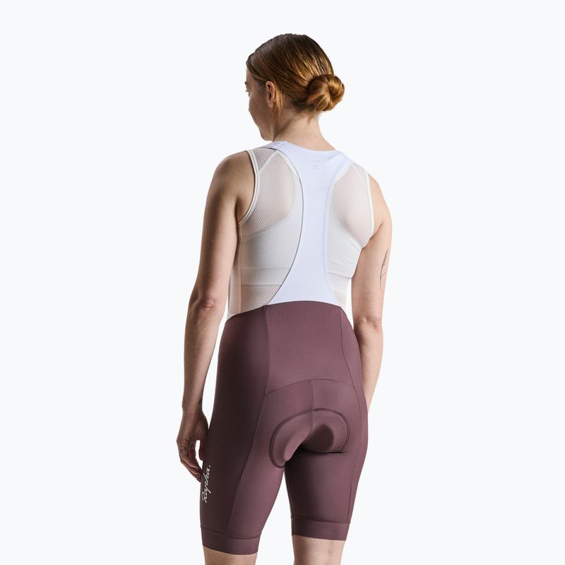 Dámske cyklistické šortky Rapha Core Bib Shorts huckleberry/white 2