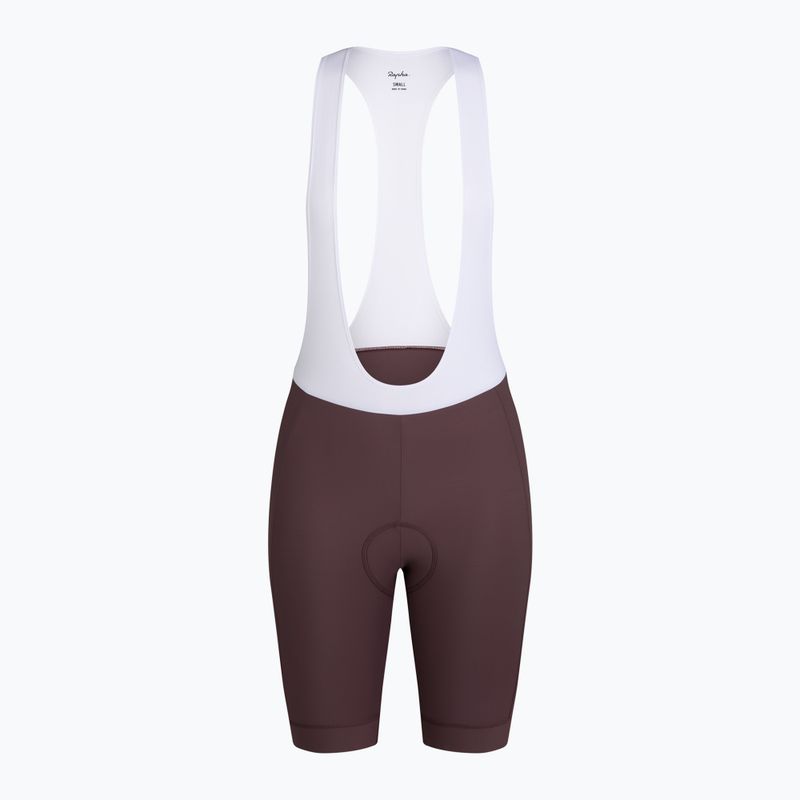 Dámske cyklistické šortky Rapha Core Bib Shorts huckleberry/white 5