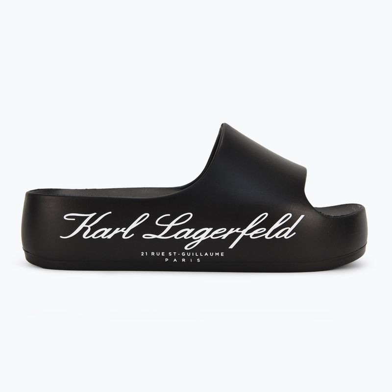 Dámske nazúvaky KARL LAGERFELD Kobo II Hotel black eco eva