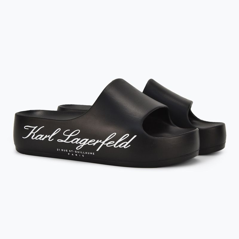 Dámske nazúvaky KARL LAGERFELD Kobo II Hotel black eco eva 2