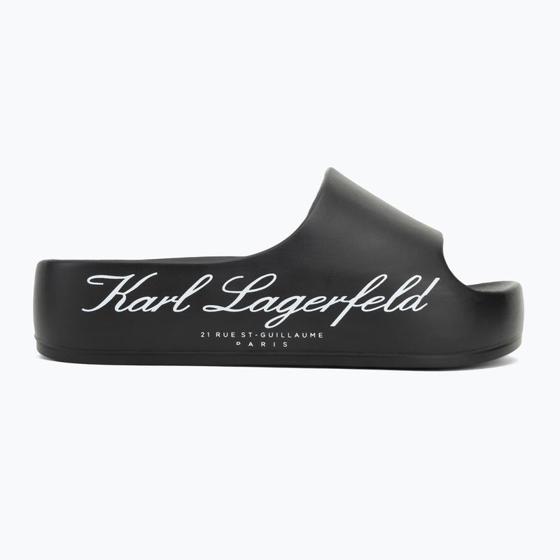 Dámske nazúvaky KARL LAGERFELD Kobo II Hotel black eco eva 2