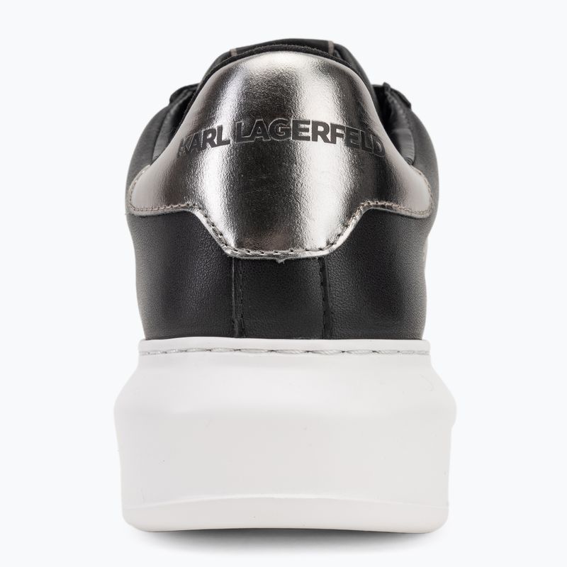 KARL LAGERFELD dámske topánky Kapri Maison black leather w/silver 6