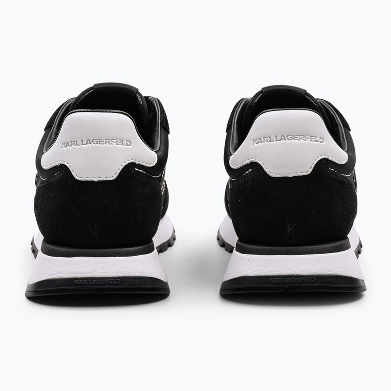 KARL LAGERFELD dámske topánky Kairo Kl Sidetrim black leather/textille 3