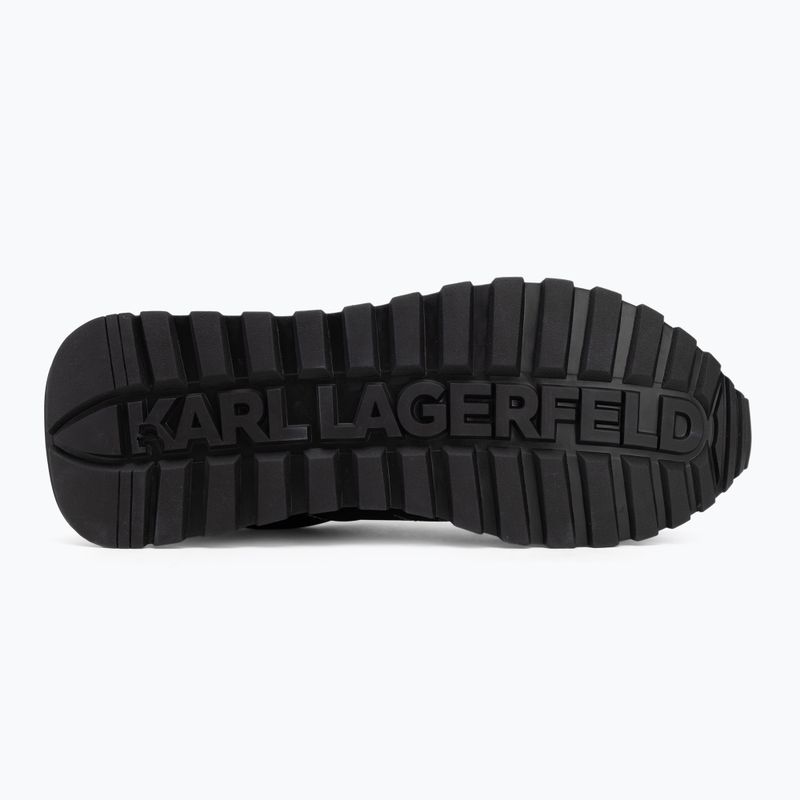 KARL LAGERFELD dámske topánky Kairo Kl Sidetrim black leather/textille 4