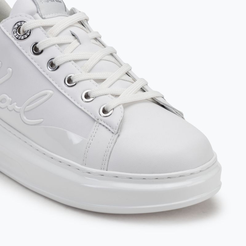 Dámske topánky KARL LAGERFELD Kapri Signia Shine white leather/mono 7