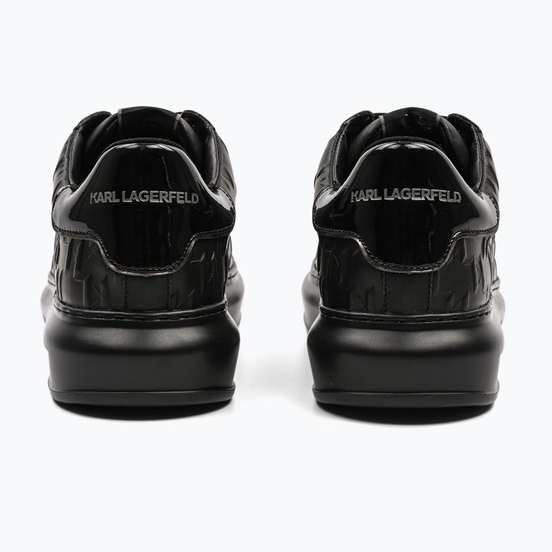 KARL LAGERFELD pánske topánky Kapri Monogram Emboss black leather/mono 2