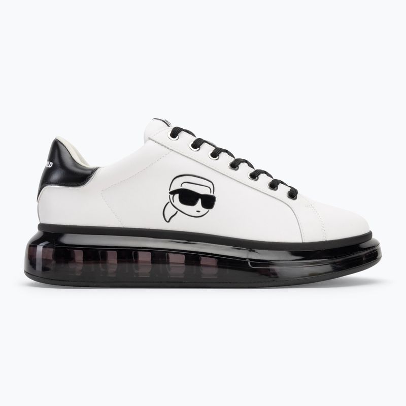 KARL LAGERFELD pánske topánky Kapri Kushion Outline Nft white leather w/black 2